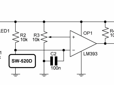 Датчик наклона и вибрации SW-520D