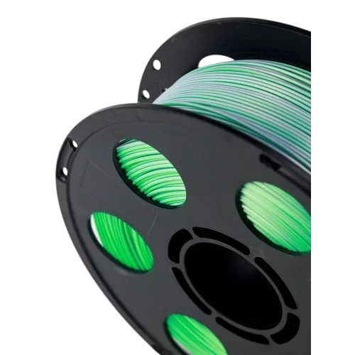 Пластик PLA Silk 1.75 Bestfilament трехцветный (синий, зеленый, серебро) 1 кг