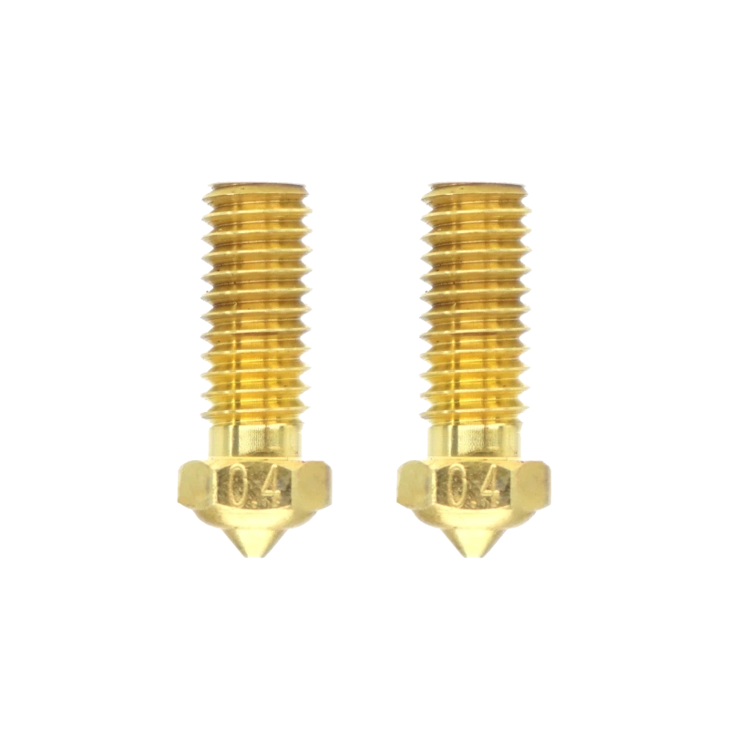 Комплект оригинальных латунных сопел (2шт) QIDI Q1 Pro/ X-Max 3/ X-Plus 3/ X-Smart 3 (0.2 мм)
