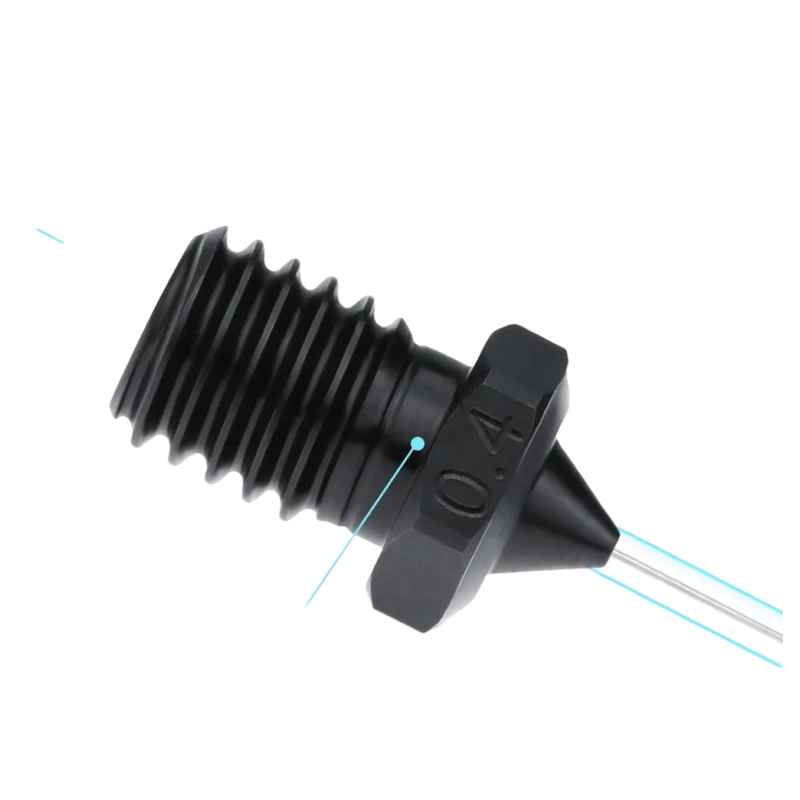 Закаленное сопло Kingroon E3D V6 CHT с медной вставкой (0.2 мм)