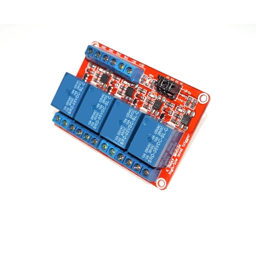 4-канальное электромеханическое реле 5V с оптопарой