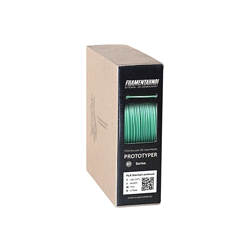 STANDART PLA+ пластик 1,75 FILAMENTARNO зеленый 0.75 кг