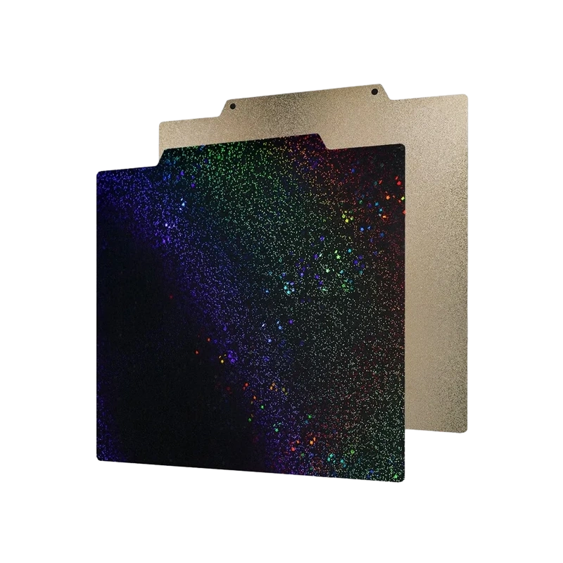 Стальная пластина с двухсторонним покрытием (Textured PEI + Smooth PEY) (220x220 мм)