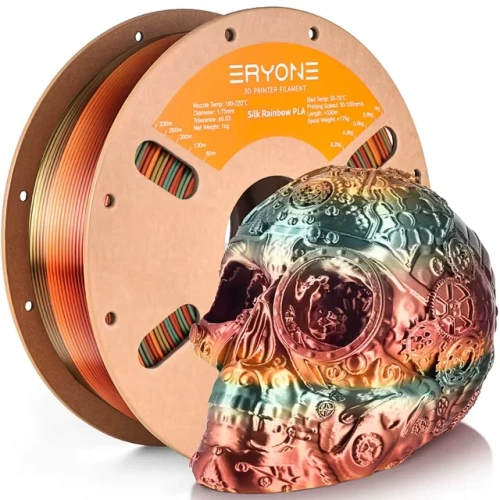 PLA Silk Rainbow разноцветный Steampunk 1.75 мм ERYONE 1 кг