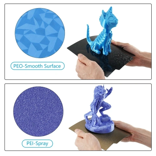 Стальная пластина с двухсторонним покрытием PEO + PEI Textured Qidi X-Max 3
