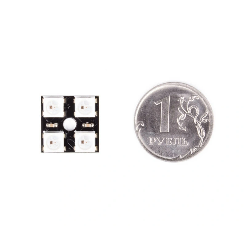 Светодиодная матрица 2х2 RGB LED 5050