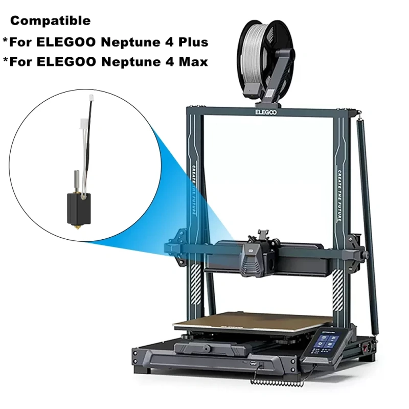 Хотэнд в сборе для Elegoo Neptune 4 Plus/Max без радиатора