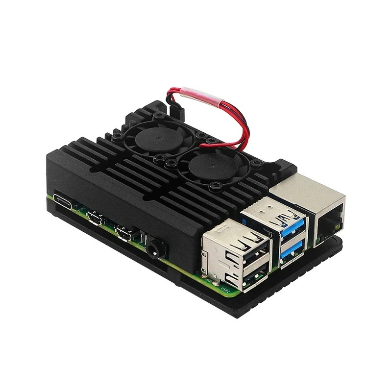 Корпус для Raspberry Pi 4 из алюминиевого сплава с системой охлаждения