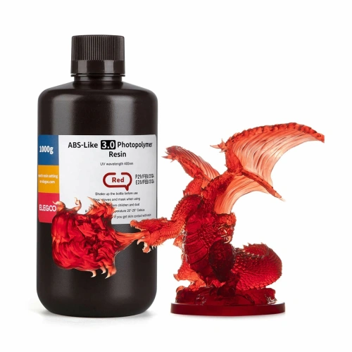 Фотополимерная смола Elegoo ABS–Like Resin 1 л, красная