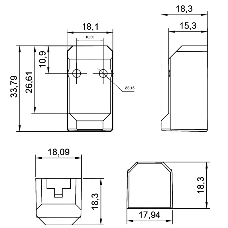 Индукционный датчик автоуровня BIGTREETECH Eddy V1.0 (I²C)