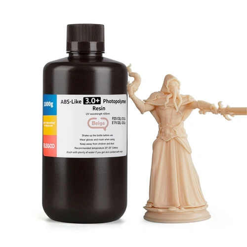 Фотополимерная смола Elegoo ABS Like Resin V3.0+ Colored, 1 л (Бежевый)