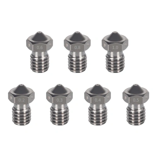 Сопло E3D V6 закаленное стальное Kingroon (0.2 мм)