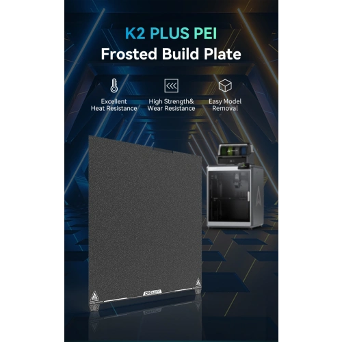 Оригинальная матовая PEI платформа для Creality K2 Plus