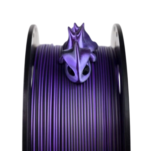 Пластик PLA Silk 1.75 Bestfilament трехцветный (фиолетовый, черный, серебро) 1 кг