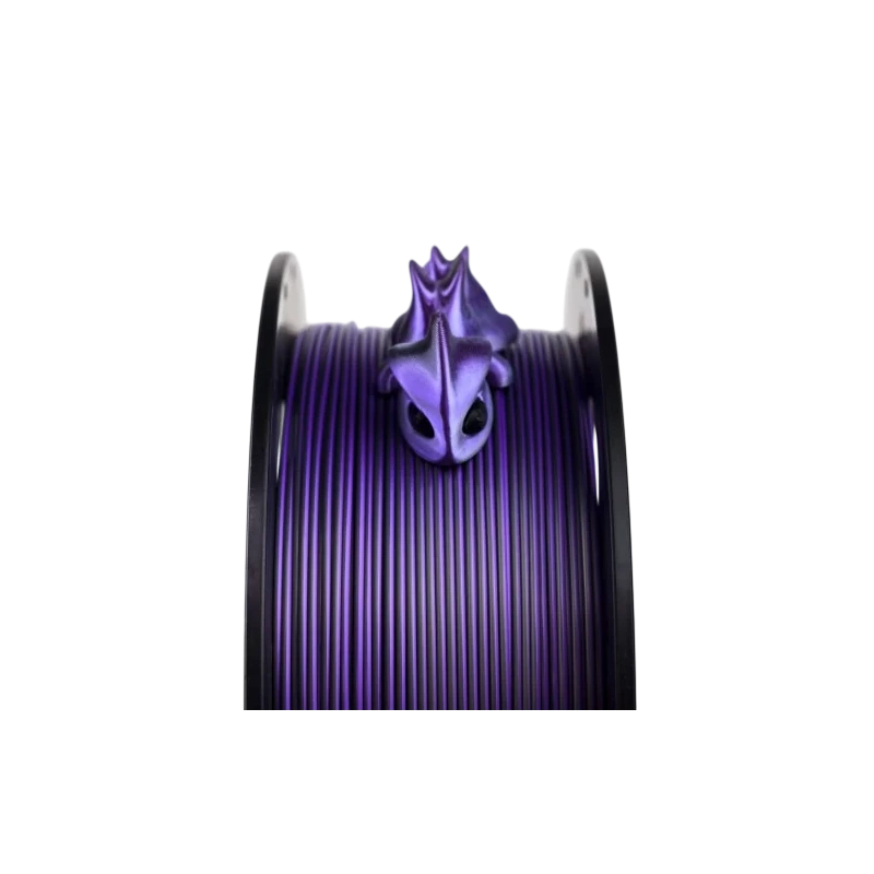 Пластик PLA Silk 1.75 Bestfilament трехцветный (фиолетовый, черный, серебро) 1 кг