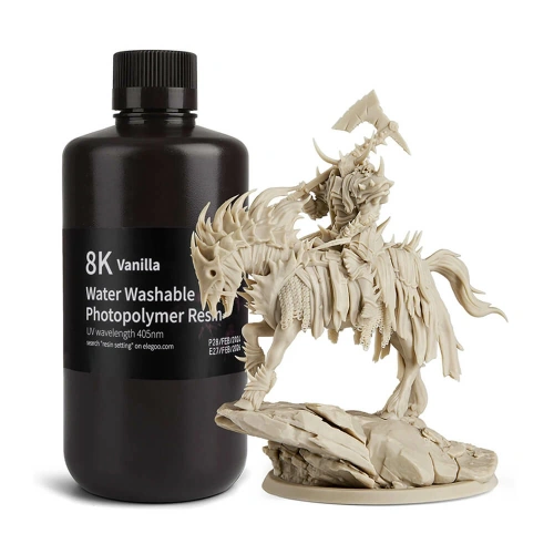 Фотополимерная смола Elegoo 8K Water Washable Resin Colored, 1 л (Ванильный)