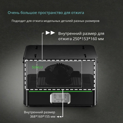 Высокотемпературная сушилка пластиков SUNLU E2