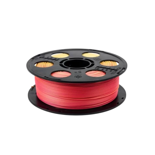 Пластик PLA Silk 1.75 Bestfilament трехцветный (желтый, красный, золото) 1 кг