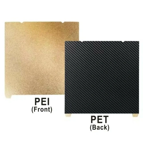 PEI + PET двухсторонняя гибкая платформа для Creality K1 Max 310x315 мм