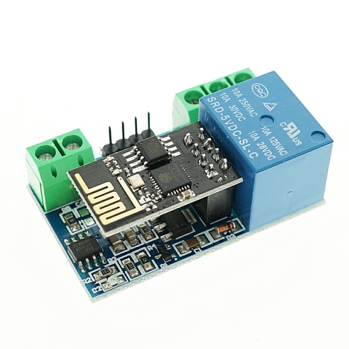 Реле одноканальное 5В с Wi-Fi управлением на чипе ESP8266