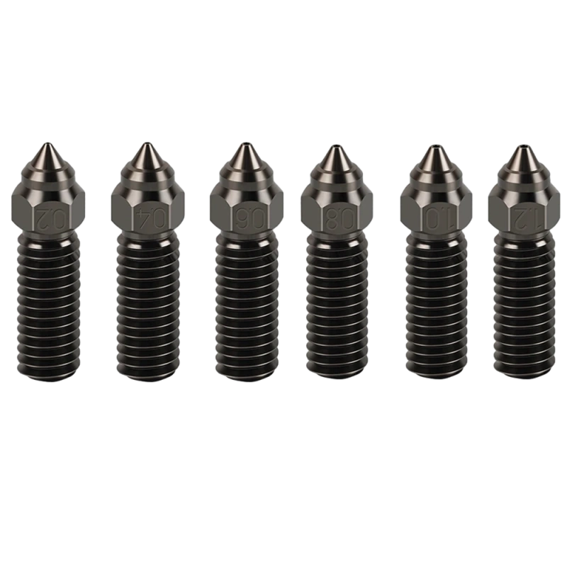 Сопло Kingroon для Creality K1/ K1 Max (2023)/ Ender-3 V3 KE/ CR-10 SE Закаленная сталь (0.2 мм)