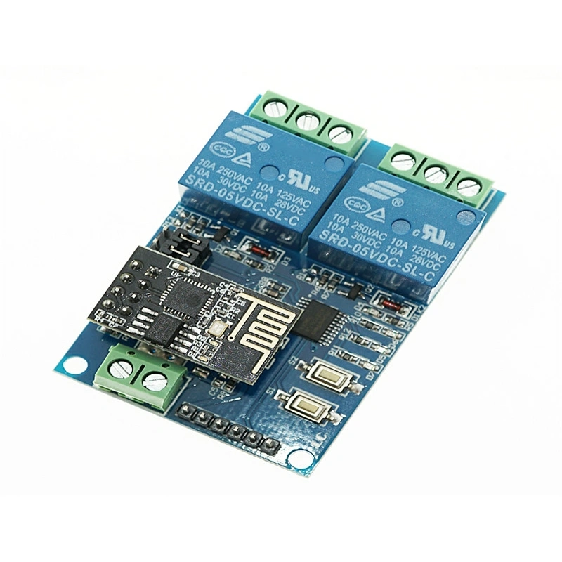 2-канальное реле 5V с Wi-Fi управлением на чипе ESP8266