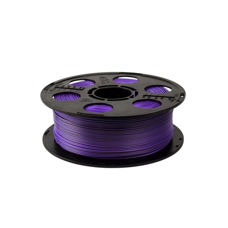 Пластик PLA Silk 1.75 Bestfilament трехцветный (фиолетовый, черный, серебро) 1 кг