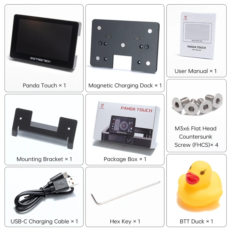 Сенсорный дисплей BIGTREETECH Panda Touch V1.1.1 для 3D принтера Bambu Lab X1/P1/A1