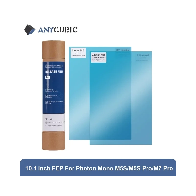 Оригинальные FEP пленки Anycubic Photon Mono M5s/ M5S Pro/ M7 Pro (2 шт)