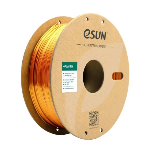 ePLA-Silk Metal пластик 1.75 мм eSUN металлик 1 кг (Бронзовый)