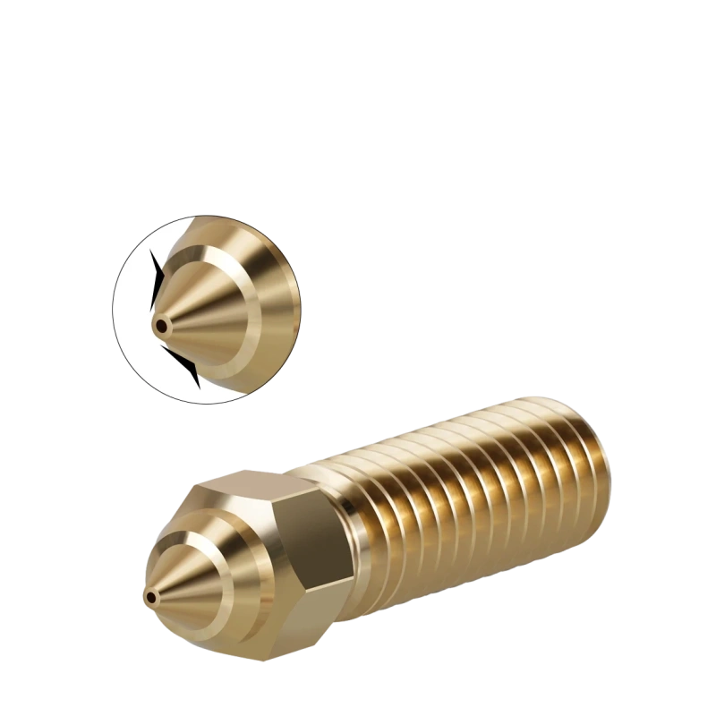 Сопло Kingroon для Creality K1/ K1 Max (2023) / Ender-3 V3 KE/ CR-10 SE Латунь (0,4 мм)
